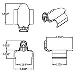 CAMSO SNOW TRACKS REPLACEMENT TRACK CLIP