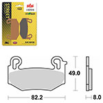 SBS PERFORMANCE HS SINTER BRAKE PAD