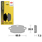 SBS CARBON BRAKE PAD