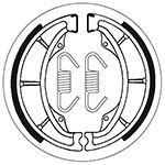 SBS BRAKE SHOES WITH SPRINGS