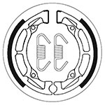 SBS BRAKE SHOES WITH SPRINGS