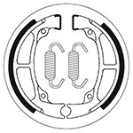 SBS BRAKE SHOES WITH SPRINGS
