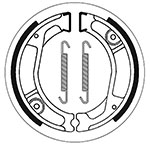 SBS BRAKE SHOES WITH SPRINGS