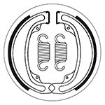 SBS BRAKE SHOES WITH SPRINGS