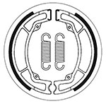 SBS BRAKE SHOES WITH SPRINGS