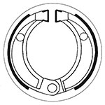 SBS BRAKE SHOES WITH SPRINGS