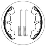 SBS BRAKE SHOES WITH SPRINGS