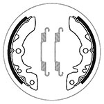 SBS BRAKE SHOES WITH SPRINGS