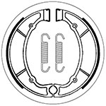 SBS BRAKE SHOES WITH SPRINGS
