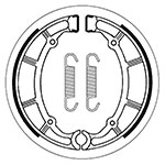 SBS BRAKE SHOES WITH SPRINGS