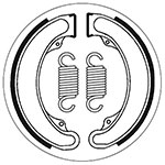 SBS BRAKE SHOES WITH SPRINGS