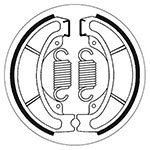 SBS BRAKE SHOES WITH SPRINGS