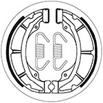 SBS BRAKE SHOES WITH SPRINGS