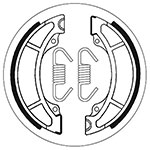 SBS BRAKE SHOES WITH SPRINGS