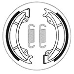 SBS BRAKE SHOES WITH SPRINGS