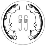 SBS BRAKE SHOES WITH SPRINGS