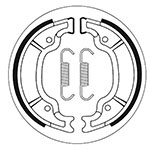 SBS BRAKE SHOES WITH SPRINGS