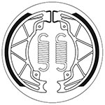 SBS BRAKE SHOES WITH SPRINGS