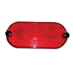 BRONCO OVAL REFLECTOR WITH FASTNER