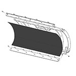 KFI Replacement Pro-Poly Plow Blade Face Sheet