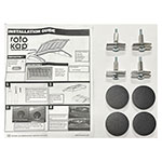 RotoKap Defender Mount Kit excludes rubber gasket