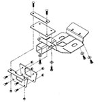 CYCLE COUNTRY RECEIVER MOUNT KIT
