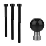 RAM Motorcycle Handlebar Clamp Base with M8 Bolts
