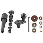RAM Motorcycle Fork Stem Ball Base