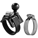 RAM Strap Hose Clamp Ball Base 1" - 2.1"