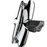 RAM Chrome Double Socket Arm - B Size Medium