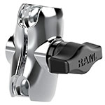 RAM Chrome Double Socket Arm - B Size Short