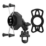RAM X-Grip Large Phone Mount with Vibe-Safe & U-Bolt Base