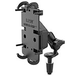 RAM Quick-Grip XL Phone Mount with Vibe-Safe & Fork Stem Base