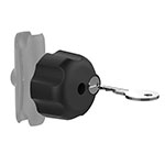 RAM MOUNTS KEY LOCK KNOB WITH INSERT B SOCKET ARMS