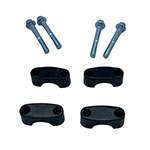 MOGO PARTS HANDLEBAR CLAMPS (SET WITH BOLTS), FITS STANDARD 7/8" BARS