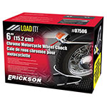 Erickson Removable Chrome Motorcycle Wheel Chock 6"
