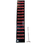 TOURMASTER VERTICAL SLAT WALL BANNER