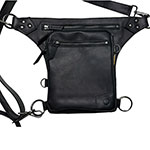 HELGRADE LEATHER HIP BAG