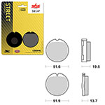 SBS ATV/UTV CERAMIC BRAKE PAD