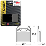 SBS HIGH POWER & NOISE REDUCTION CARBON BRAKE PAD