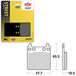 SBS ATV/UTV CERAMIC BRAKE PAD