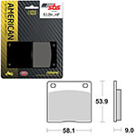 SBS HIGH POWER & NOISE REDUCTION CERAMIC BRAKE PAD