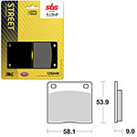 SBS ATV/UTV CERAMIC BRAKE PAD