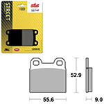 SBS ATV/UTV CERAMIC BRAKE PAD