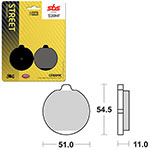 SBS ATV/UTV CERAMIC BRAKE PAD
