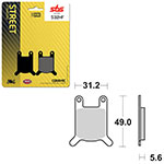 SBS ATV/UTV CERAMIC BRAKE PAD