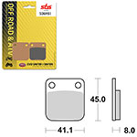 SBS EVO SINTER BRAKE PAD