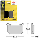 SBS ATV/UTV CERAMIC BRAKE PAD