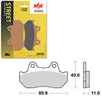 SBS PERFORMANCE HS SINTER BRAKE PAD