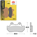 SBS PERFORMANCE LS SINTER BRAKE PAD